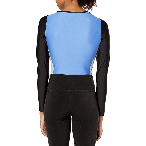 PUMA Bodysuit XTG Long Sleeve Women Black Multicolor Sz XS NEW NWT 456 - Picture 3 of 3